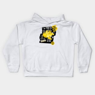 SOAR FROM THE STREETS TO THE SKY Kids Hoodie